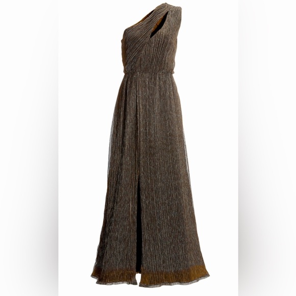 Boston Proper Shimmer One Shoulder Gown - Picture 5 of 6